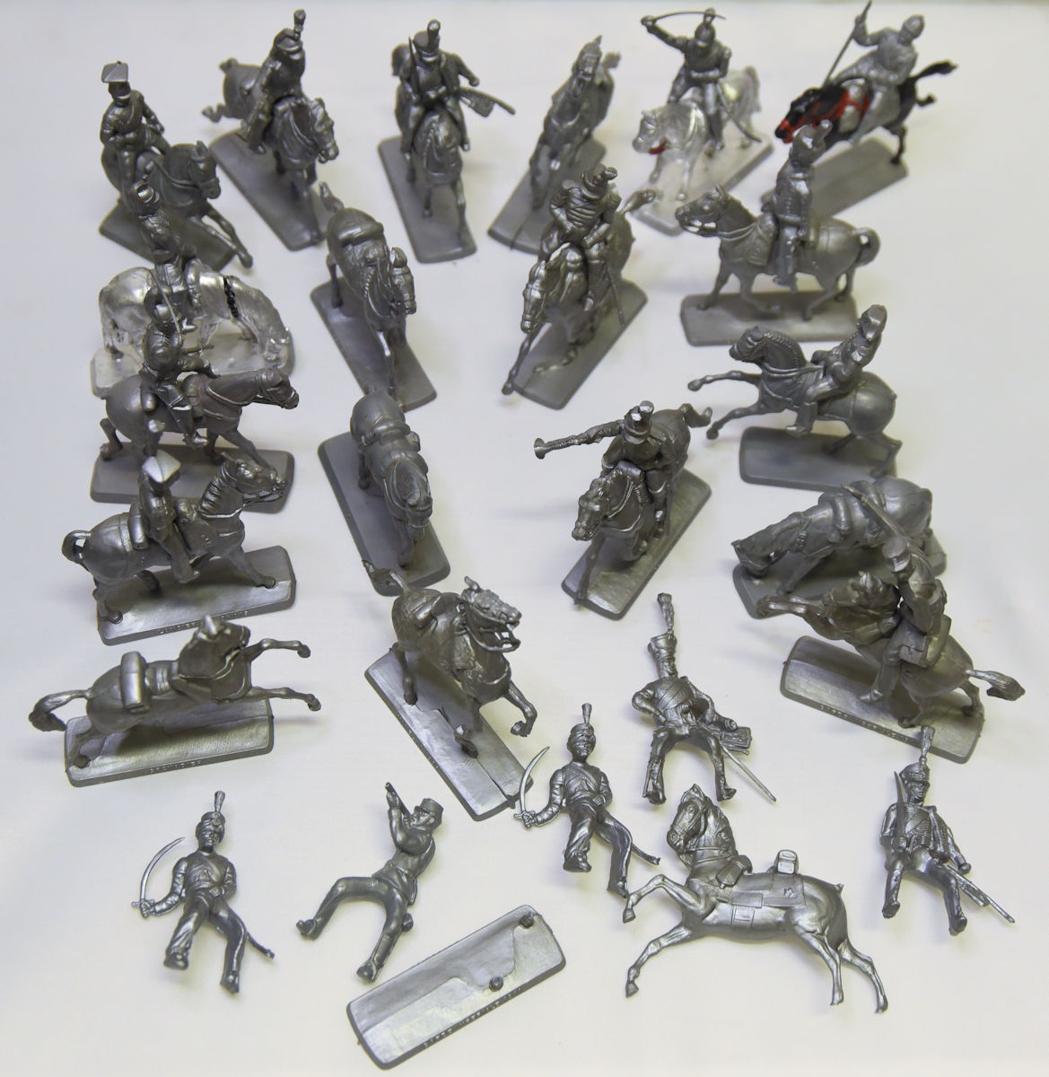 Mokarex - Lot en vrac de figurines principalement empire, chevaux et