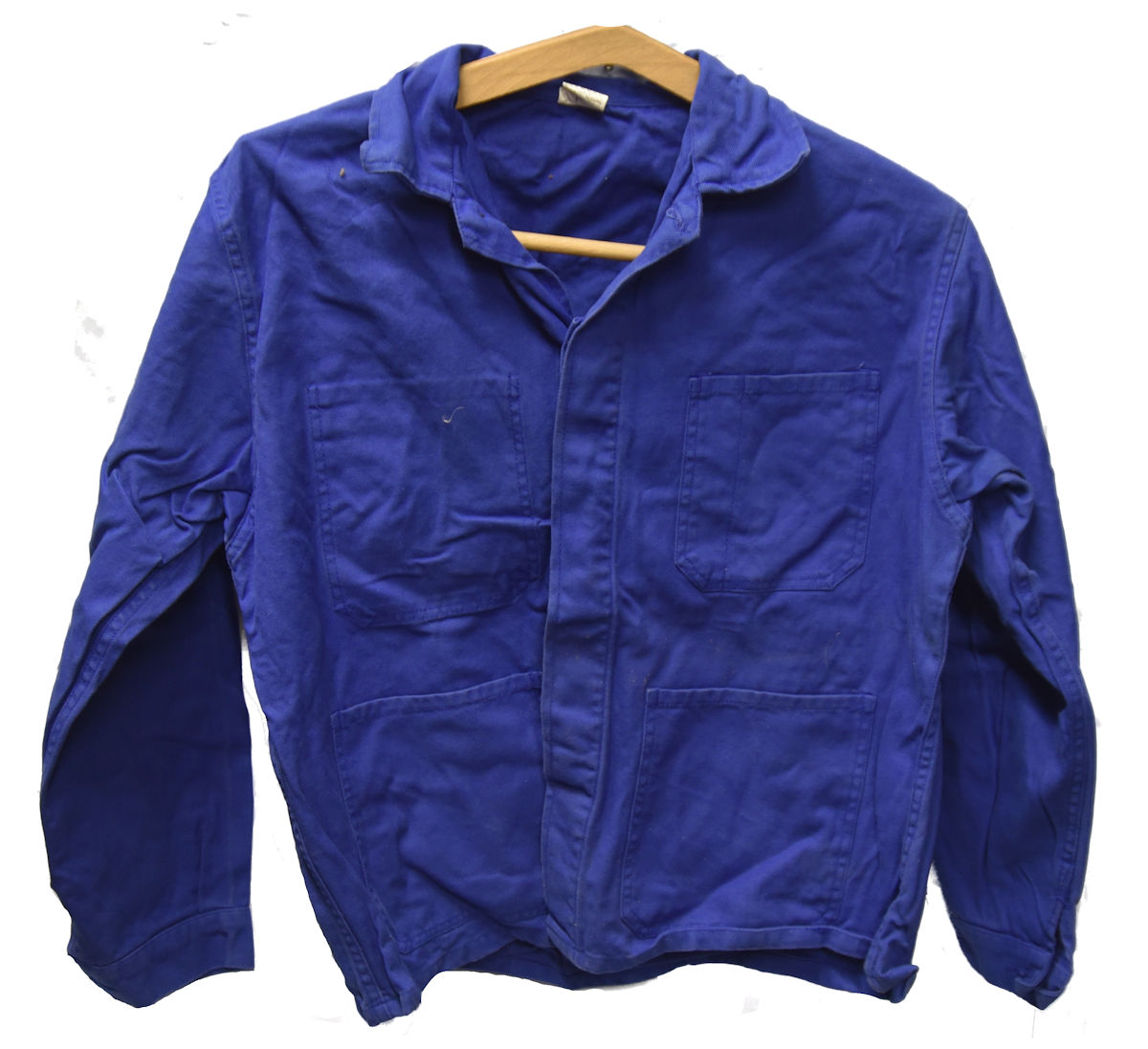 Veste bleu de chauffe Coton bleu Aux Bons Enfants