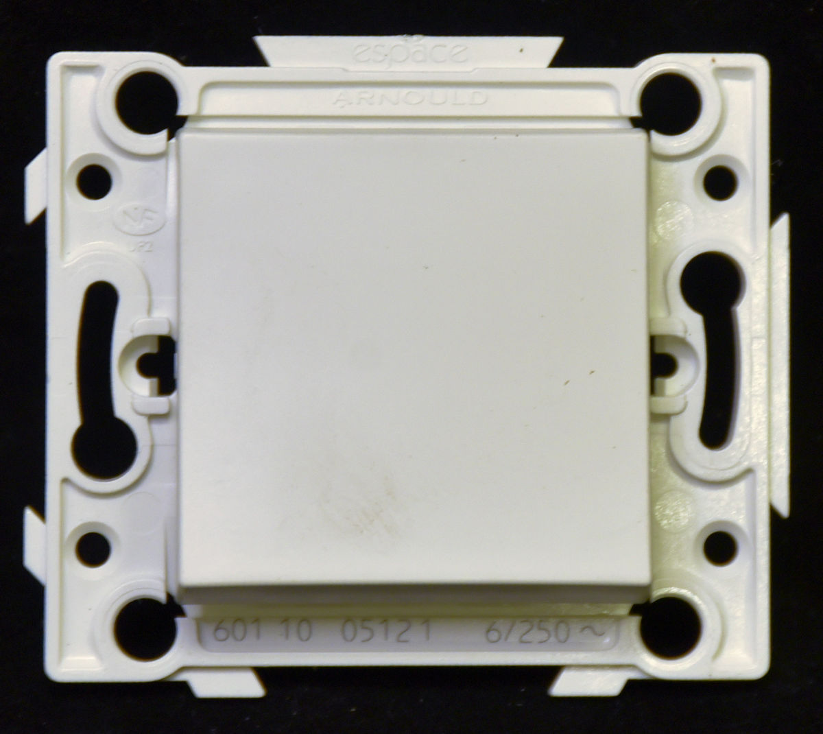 Interrupteur Double Poussoir Arnould Espace 60512 - Remplacé Le 60112 - Installation électrique
