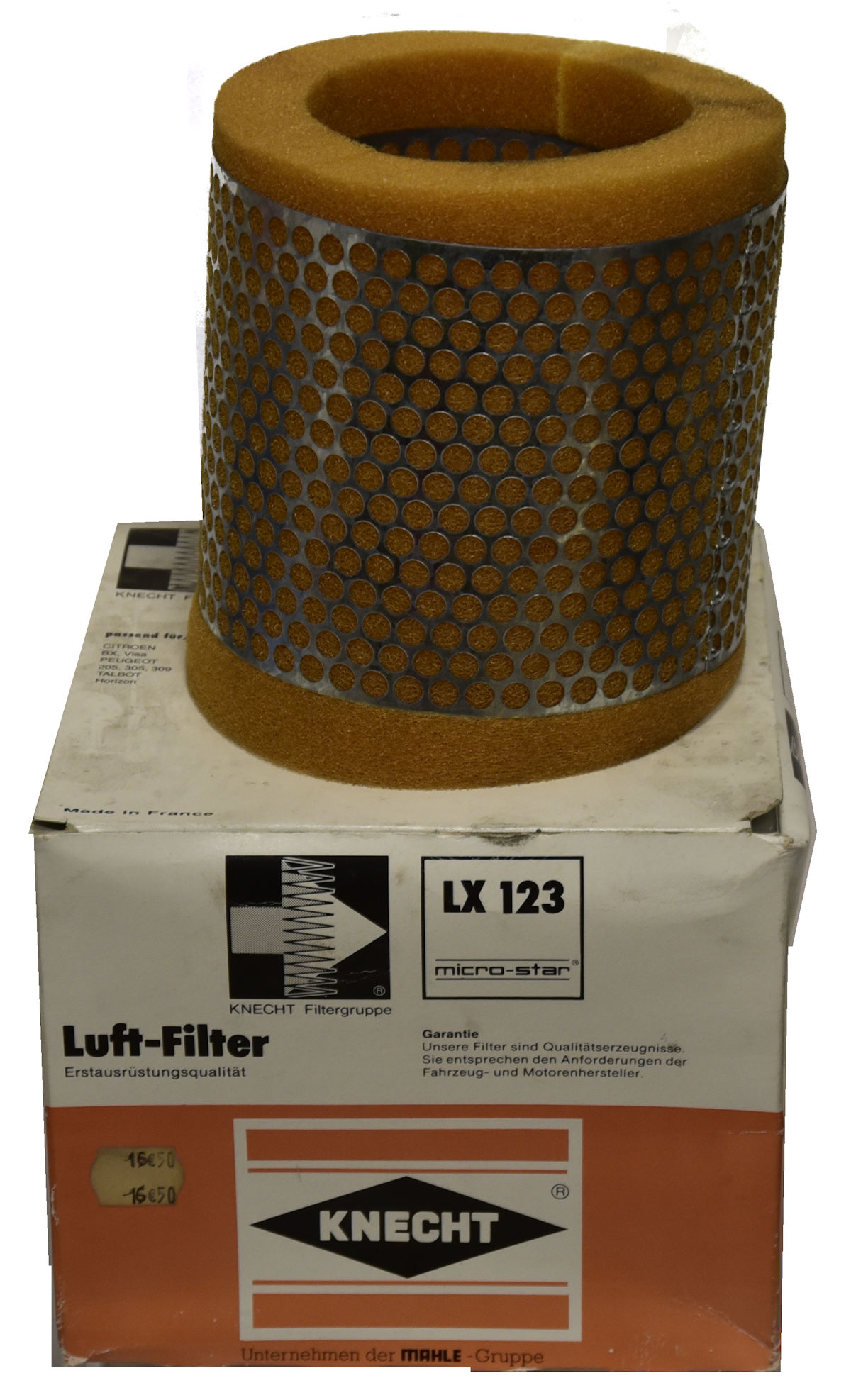 Knecht LX 1850/2 Filtro Motore (olio/aria), Compatibile Con Marelli 154705491050