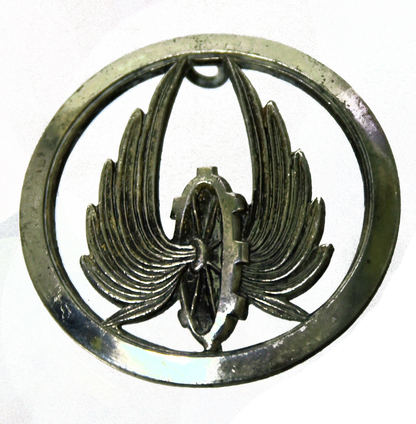 Insigne Militaire Original Guerre D'Indochine - 7° DDVT Train - Par Drago Romainville