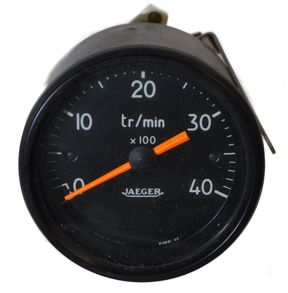Compte tours 8000 tr/mn jaeger 60 mm - Équipement auto