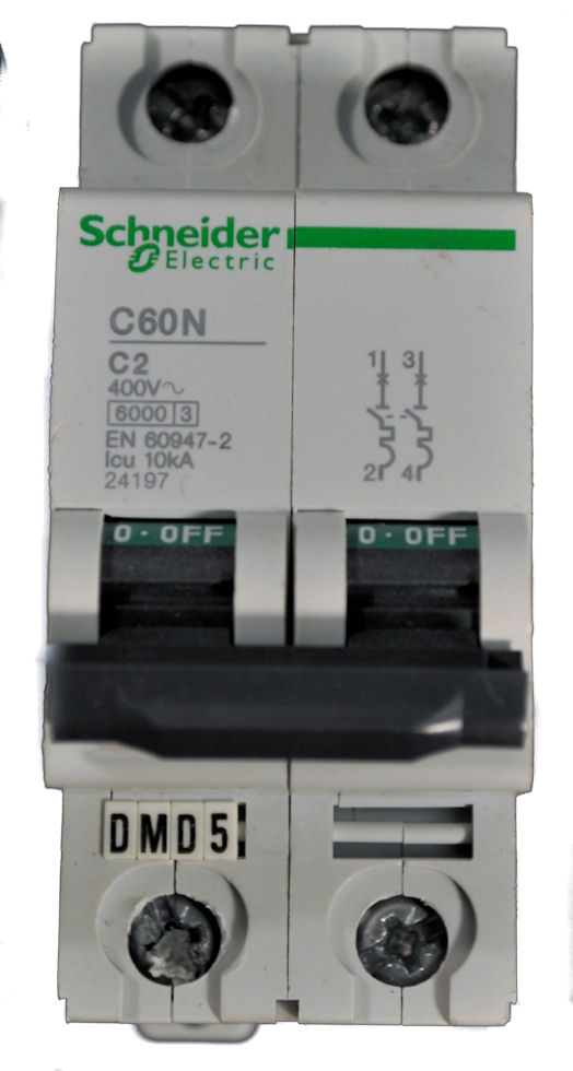 Disjoncteur C60L 2P 16A C (25424)