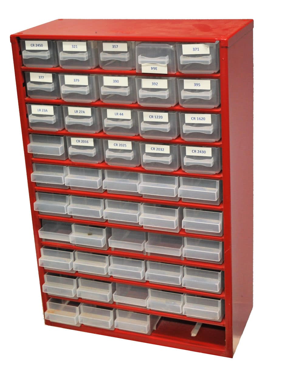 Bac de rangement - tiroir RK 300/93 rouge
